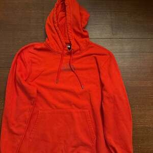 The North Face Orange Graphic Pullover Hoodie Mens Size Large